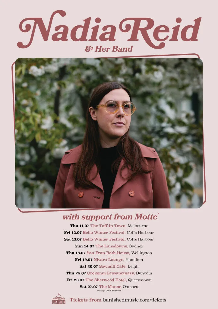 Nadia Reid July Tour Poster