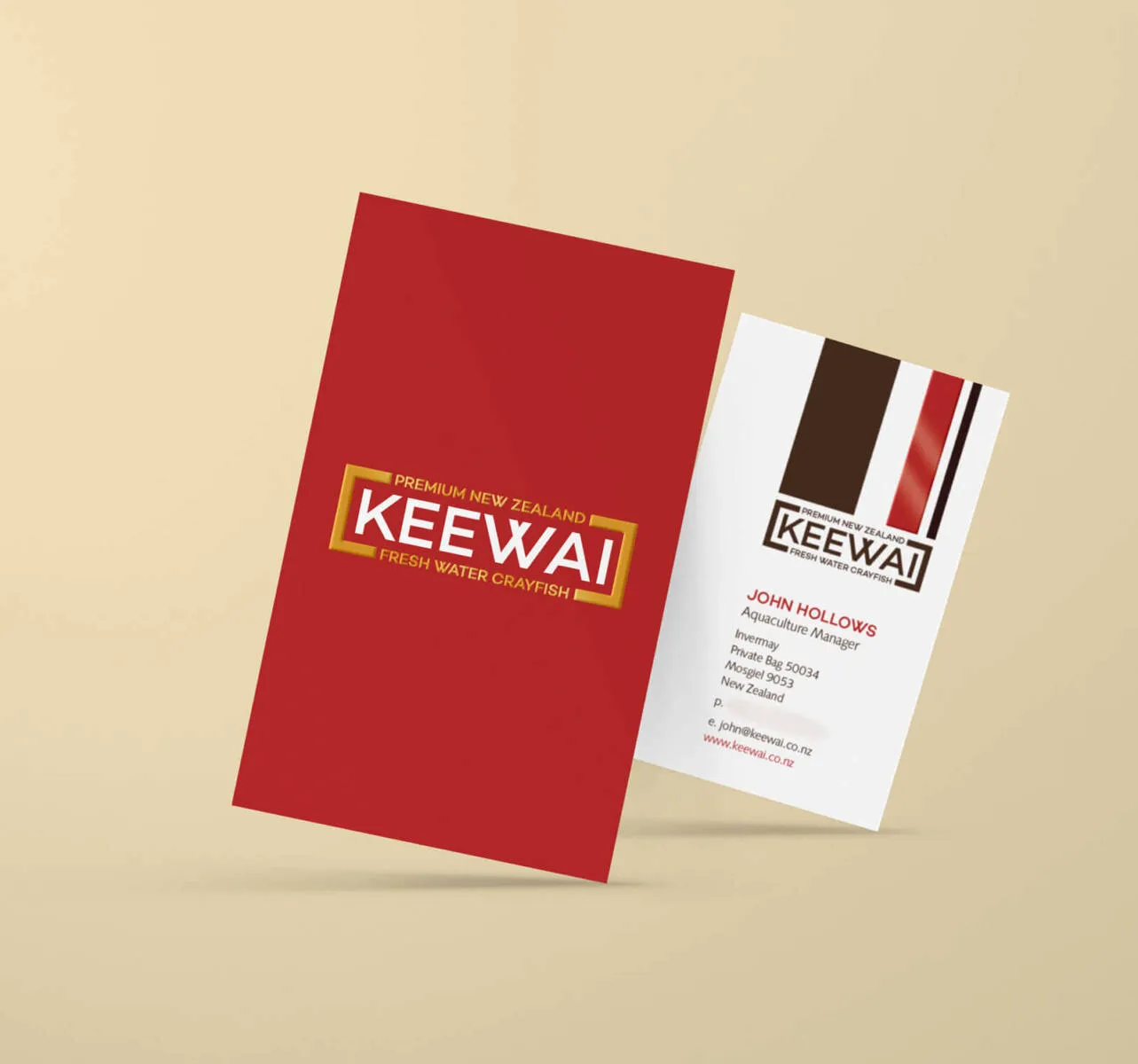 Keewai Business Cards Design