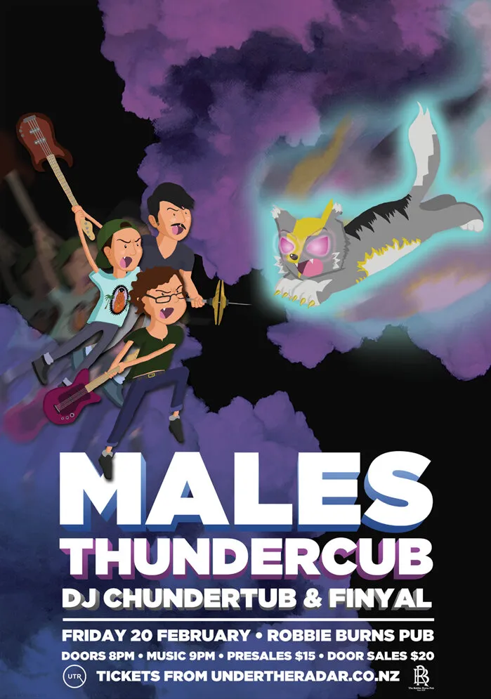 Males Thundercub Web Design